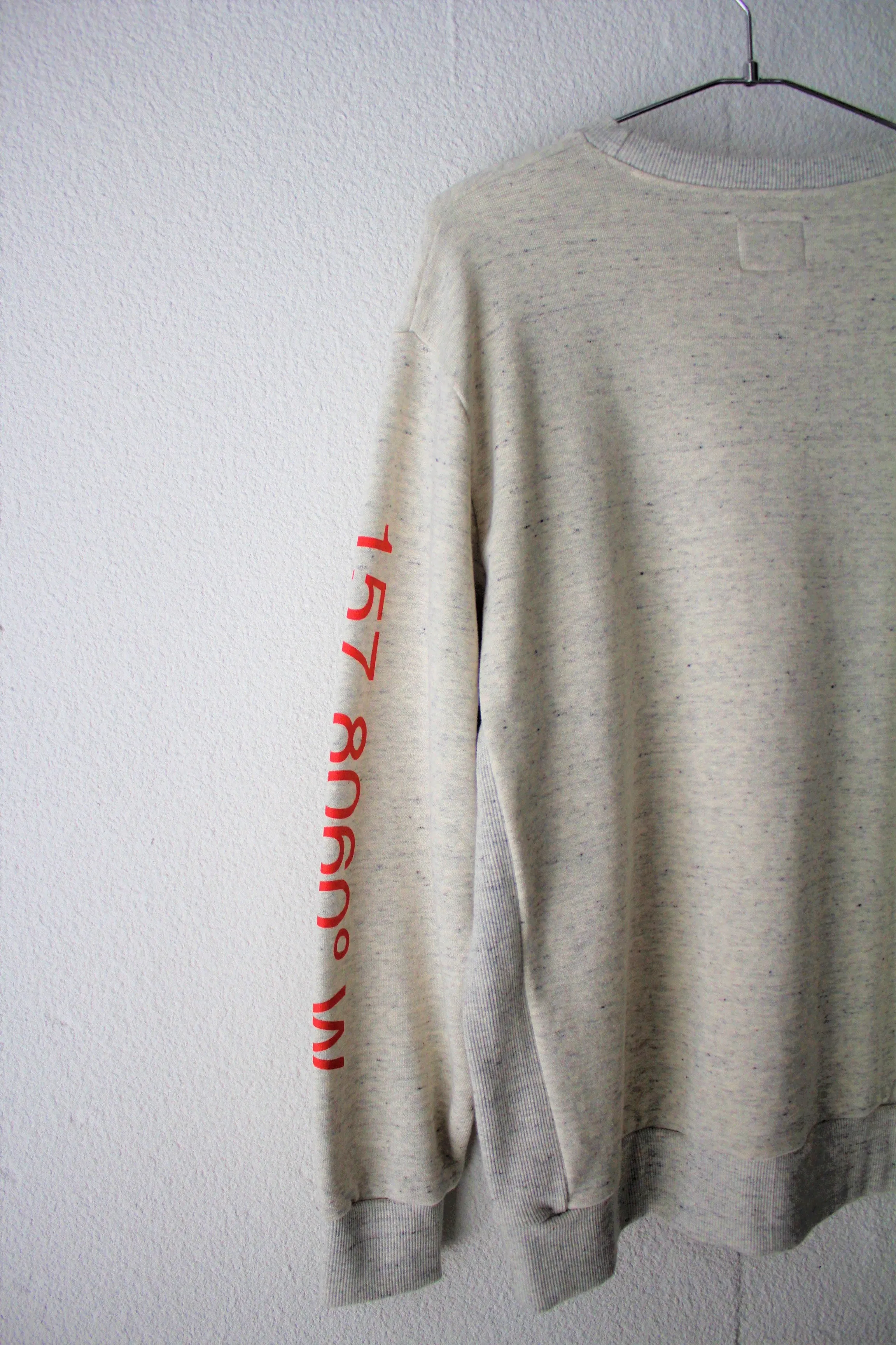 French Terry Crew neck(Lat＆Long)