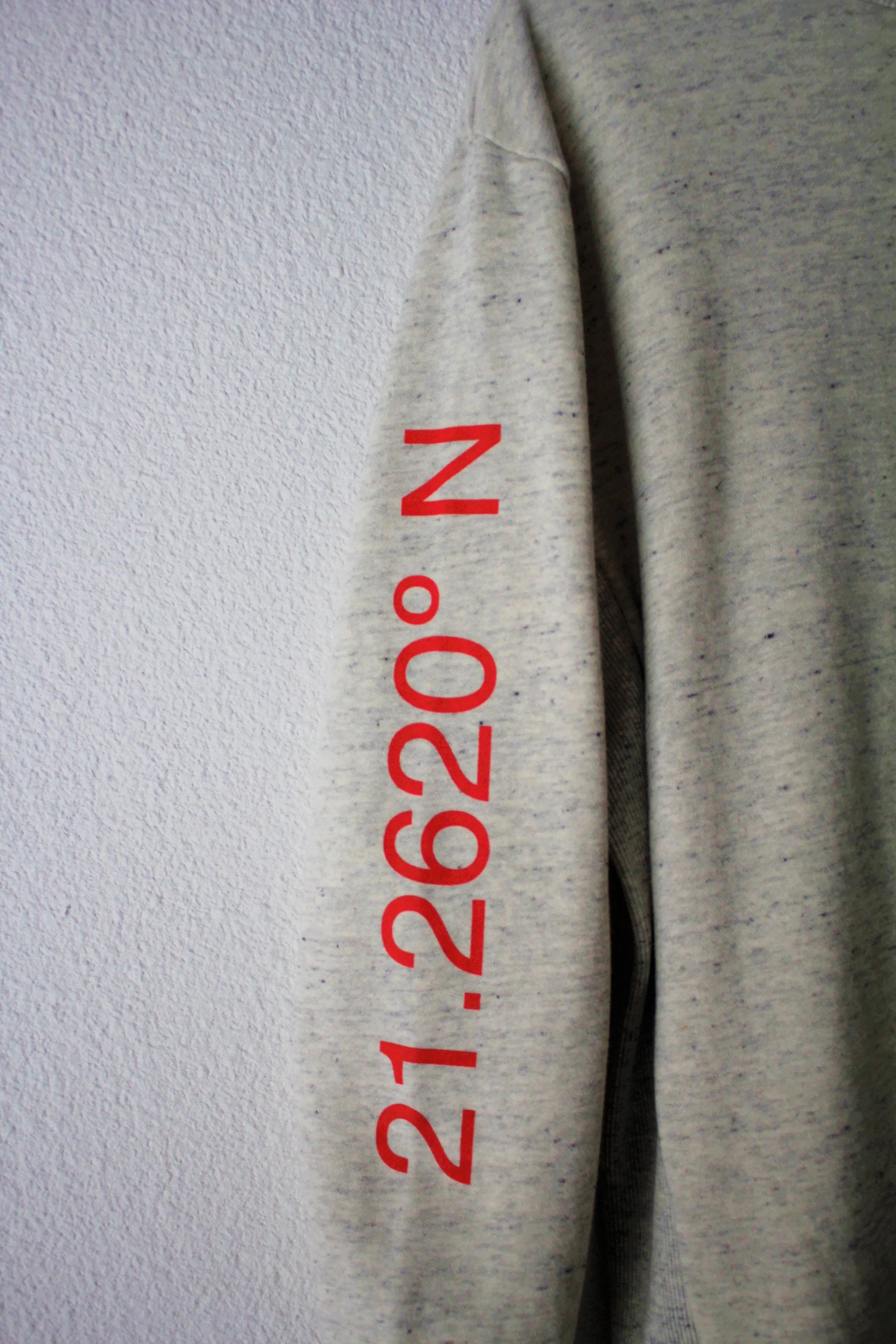 French Terry Crew neck(Lat＆Long)