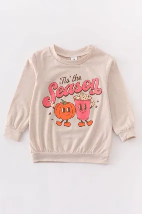 Girls Fall Tis' the season Pumpkin Spice L/S Shirt