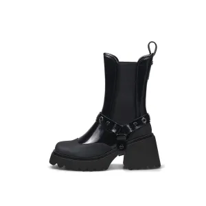 Gothic Punk Mid-Calf Boots