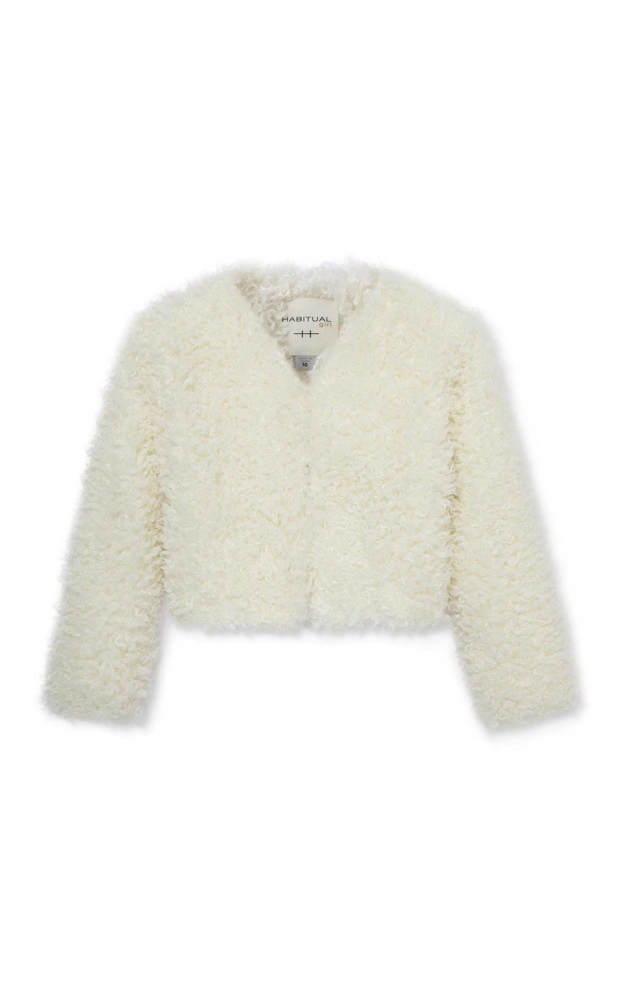 Habitual Pullover Shaggy Fringe Sweater Off-White 5109