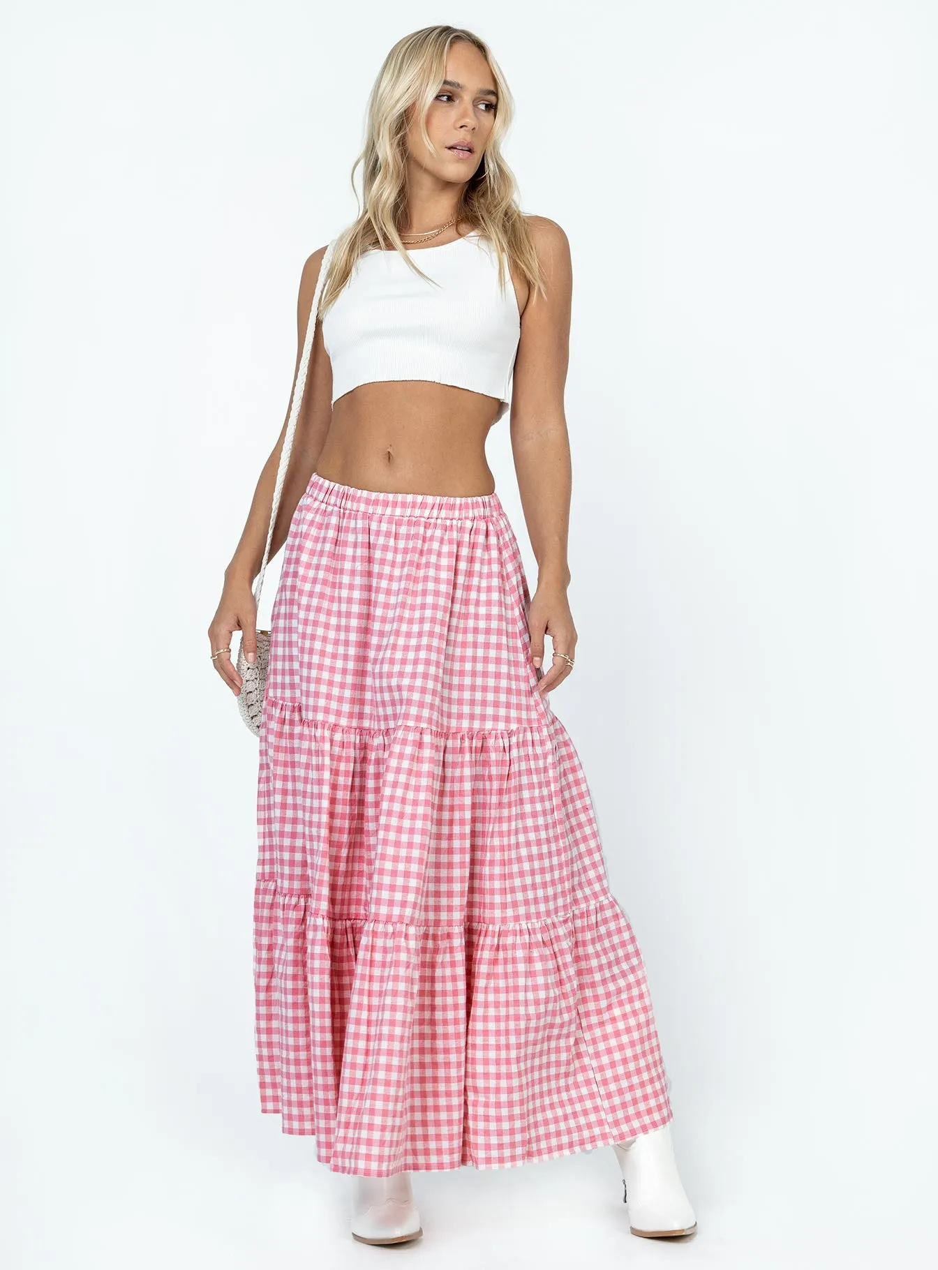 Hale Midi Skirt Pink