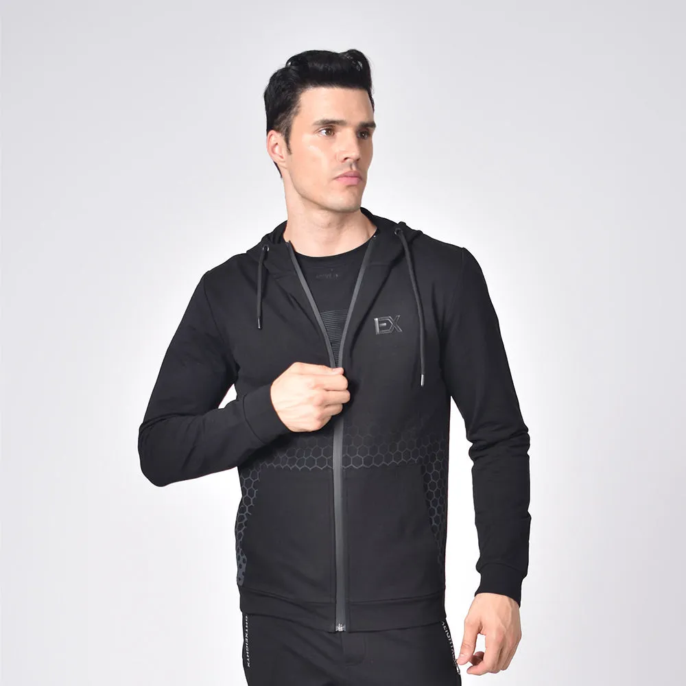 Honeycomb Hooded Running Jacket