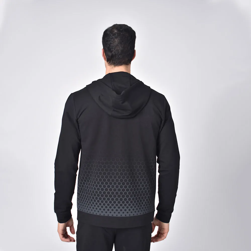 Honeycomb Hooded Running Jacket