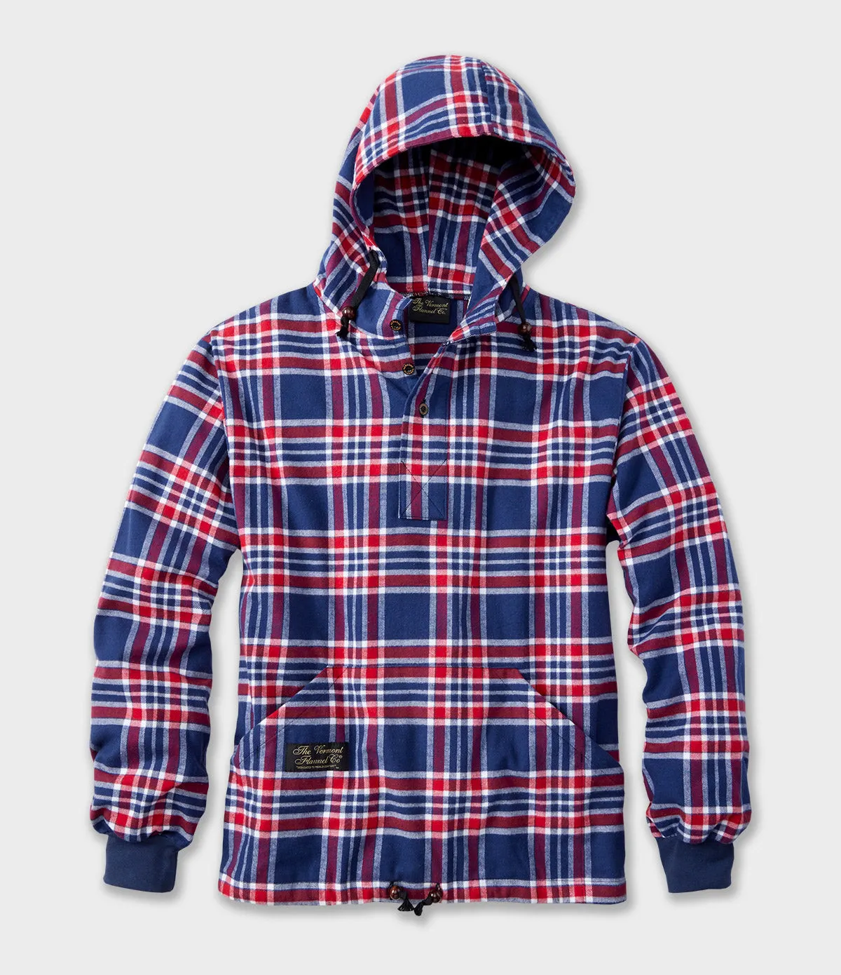 Hooded Flannel Pullover - Liberty Street