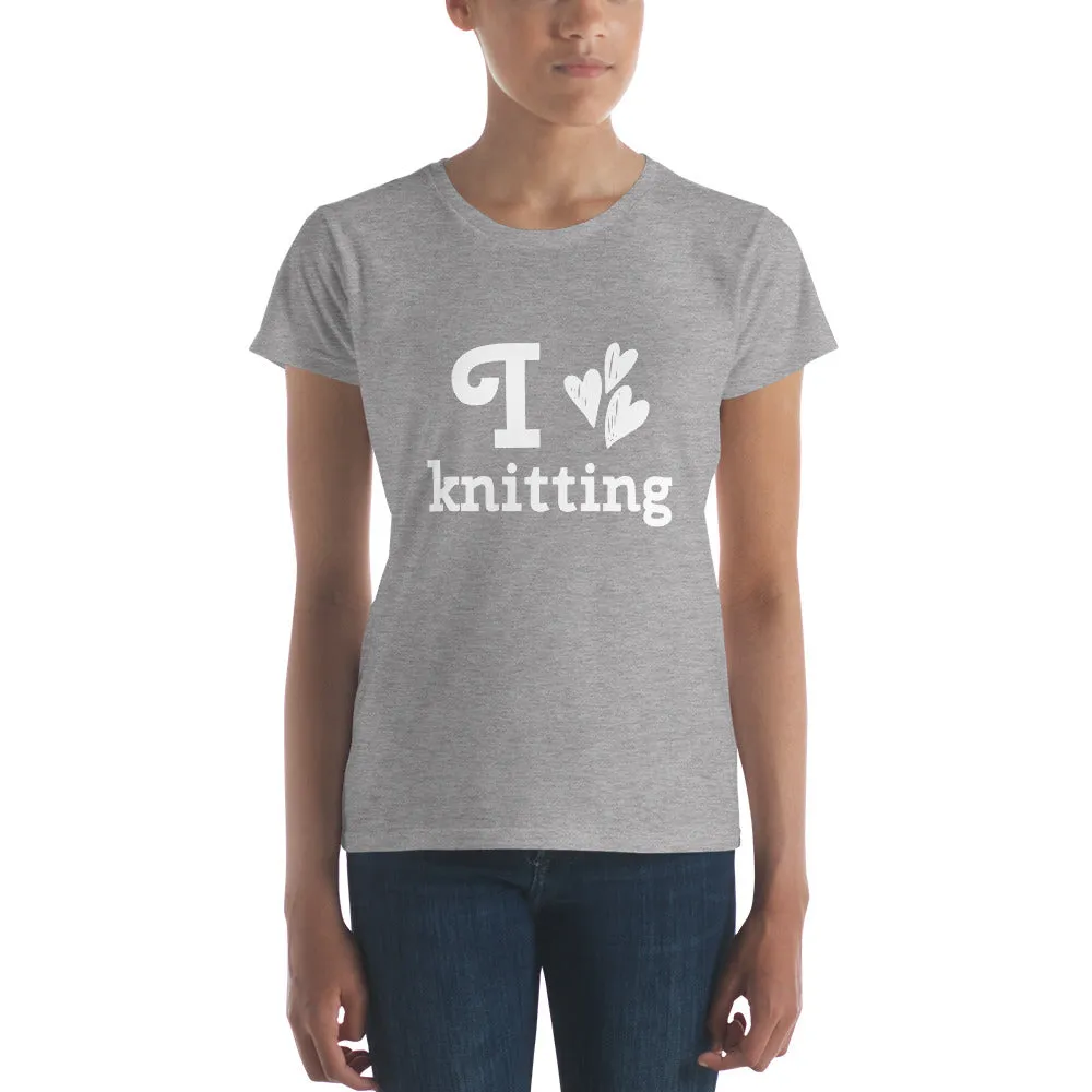 I Love Knitting (t-shirt, classic fit)