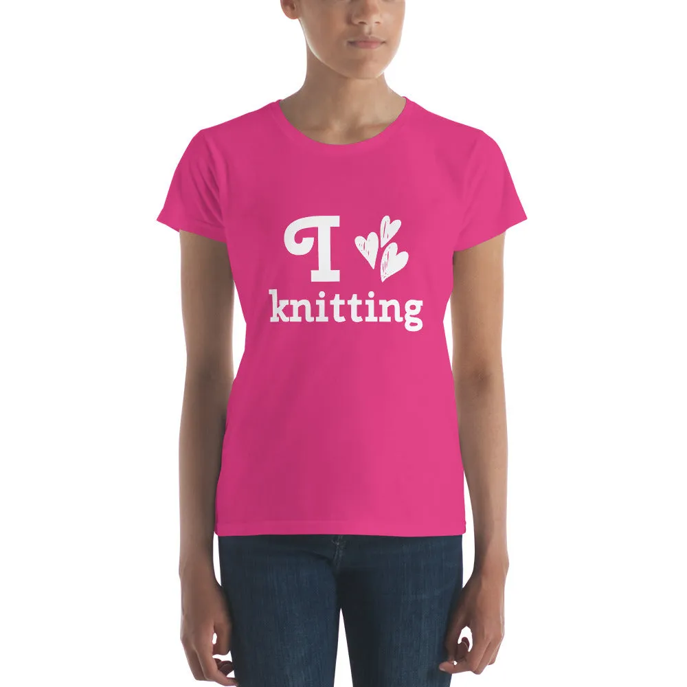 I Love Knitting (t-shirt, classic fit)