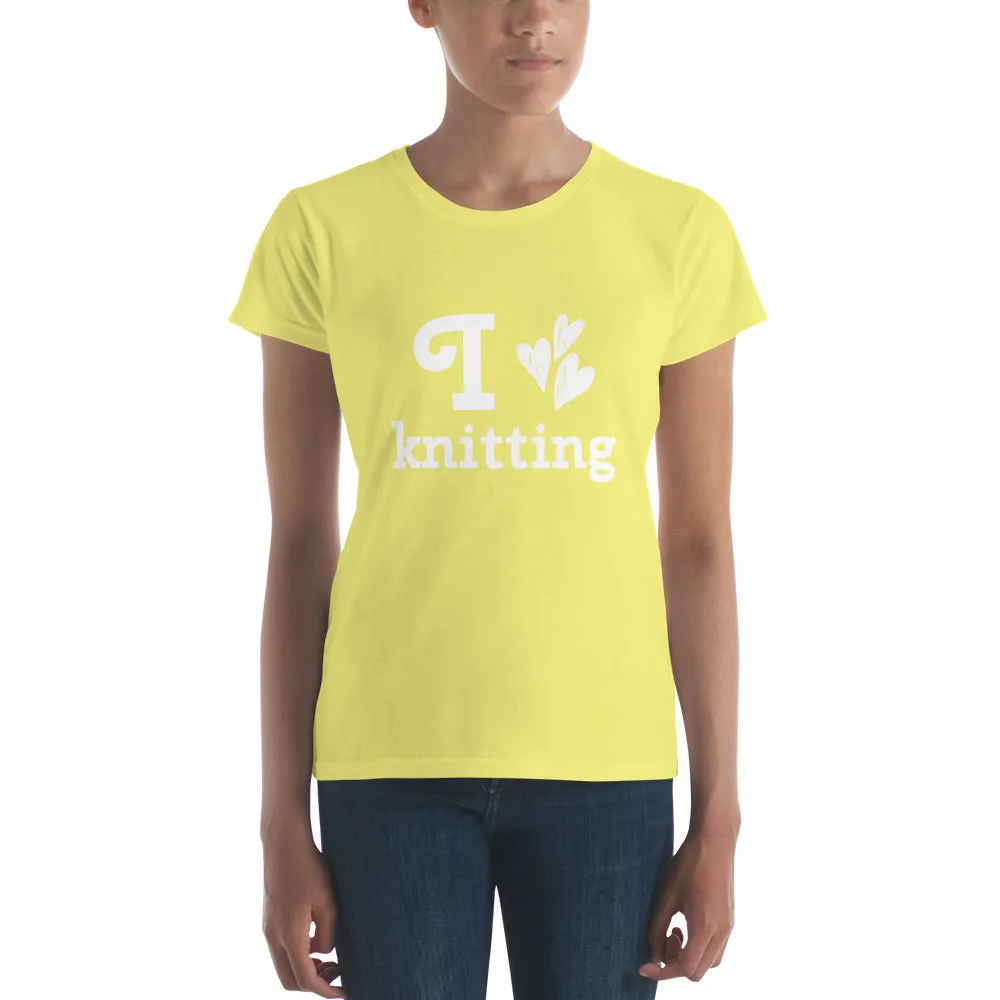 I Love Knitting (t-shirt, classic fit)