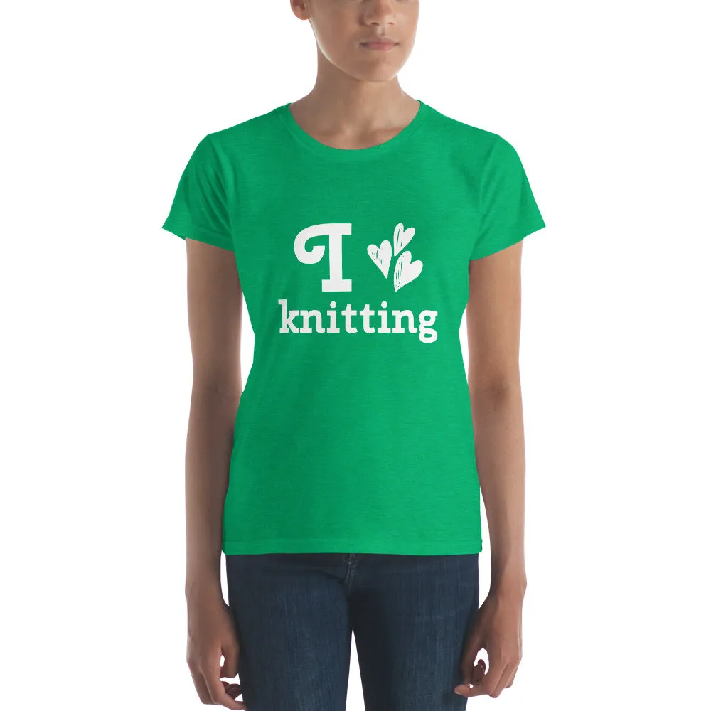 I Love Knitting (t-shirt, classic fit)