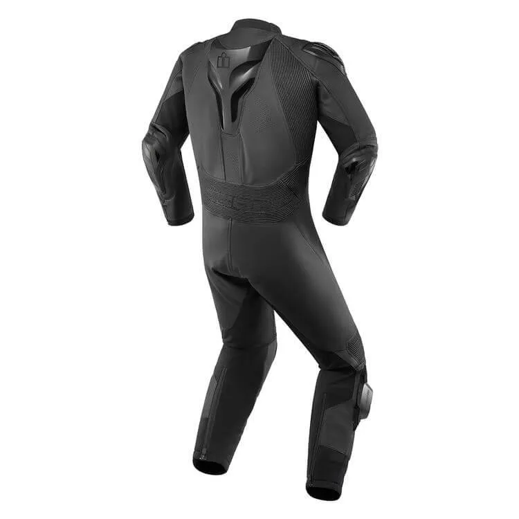 Icon Hypersport Motorcycle Racing Leather Suit