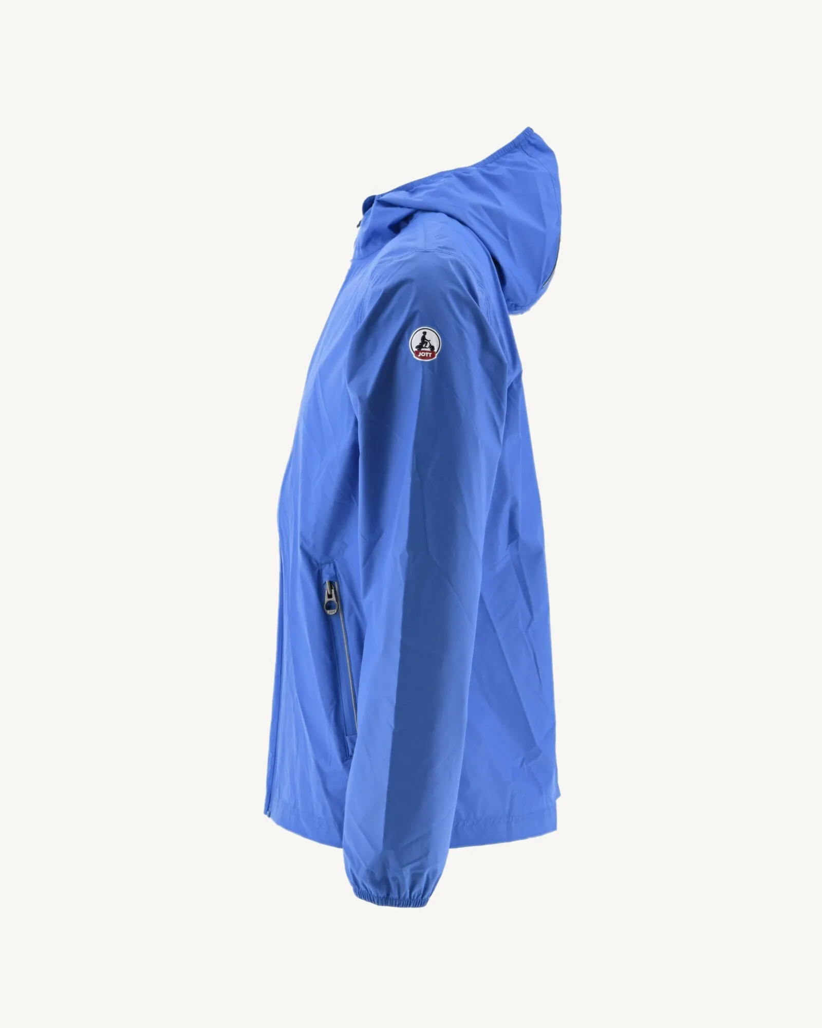 Imperméable à capuche paquetable Azur Manille