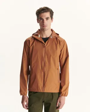 Imperméable à capuche paquetable Caramel Manille