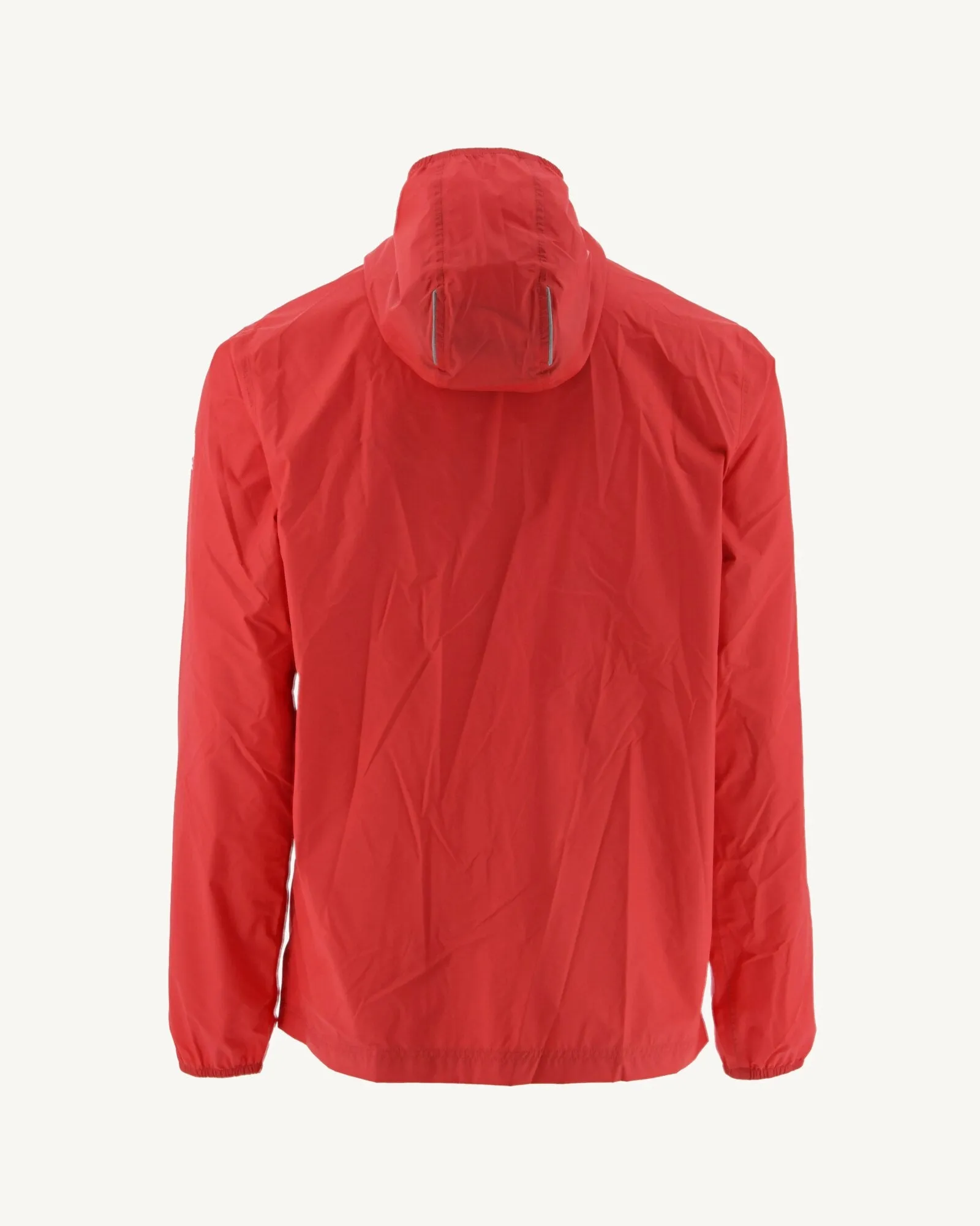 Imperméable à capuche paquetable Rouge vif Manille