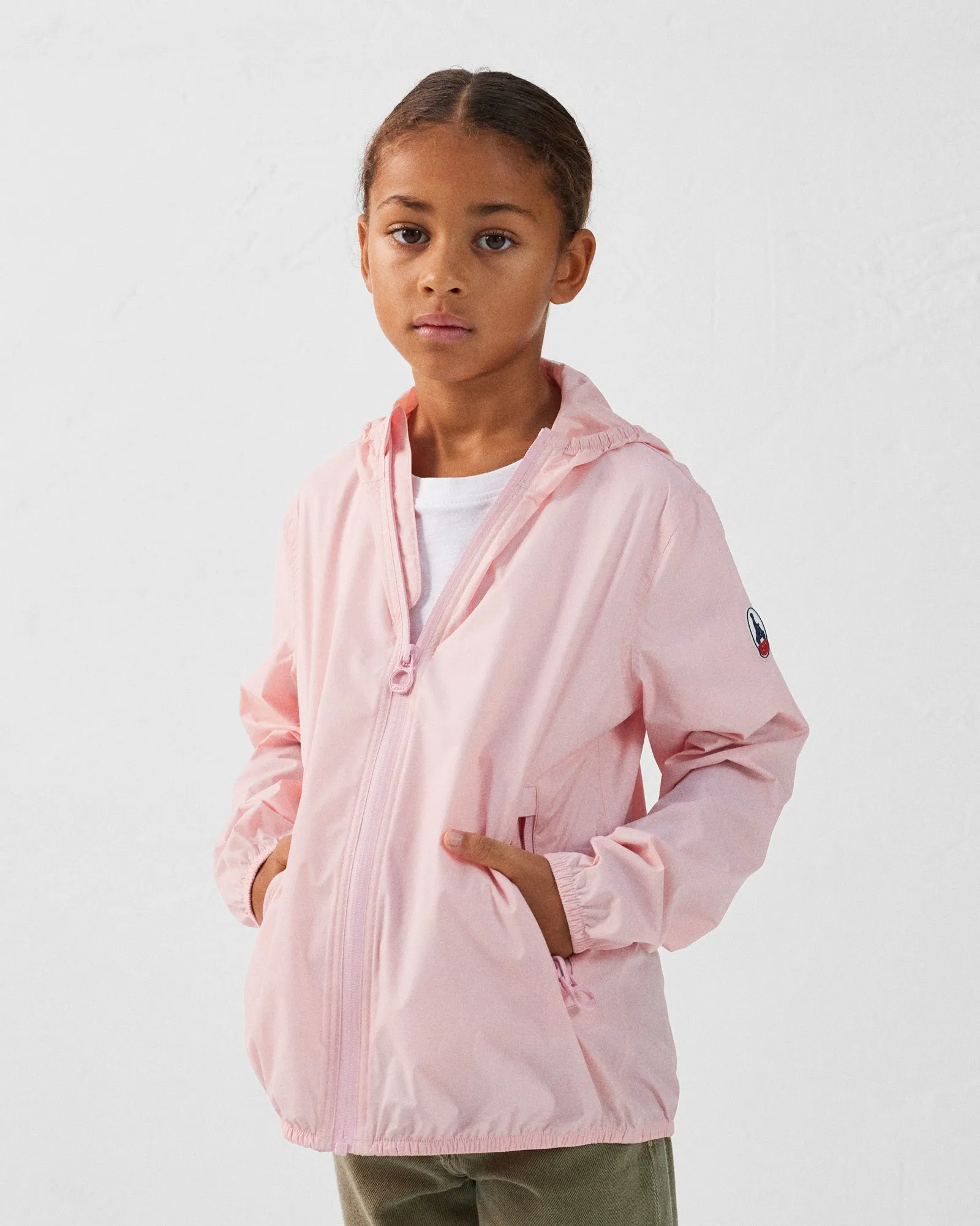 Imperméable enfant paquetable Rose pêche Arran