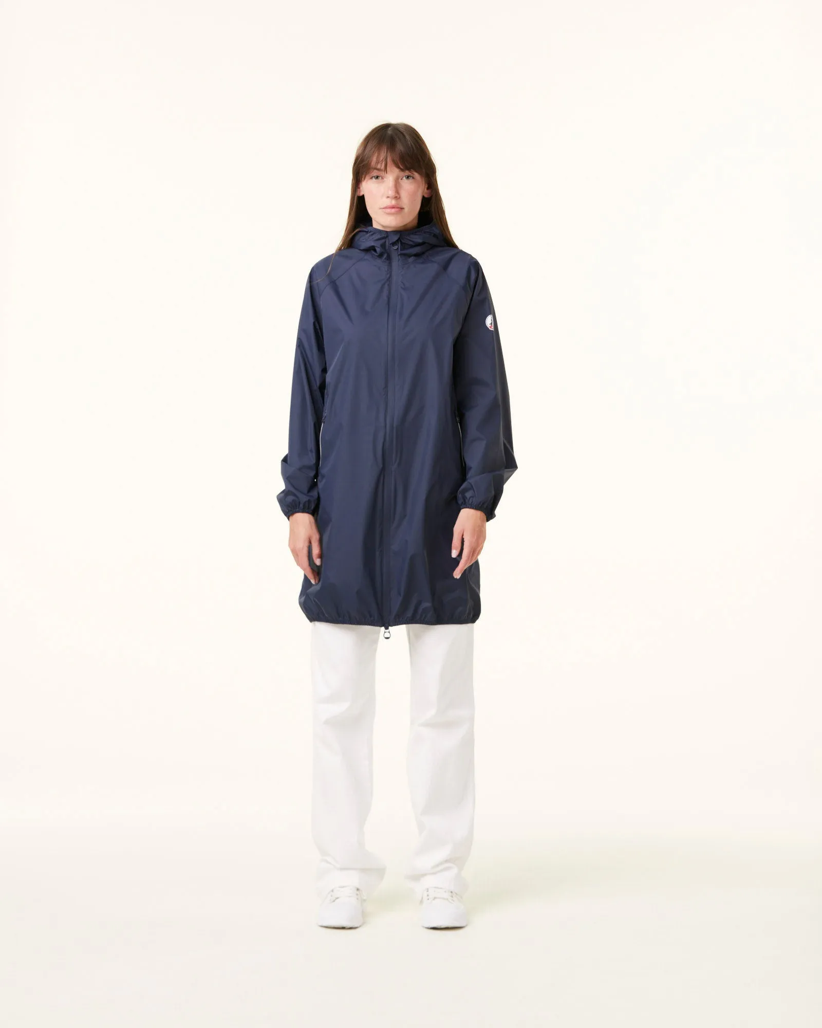 Imperméable long à capuche Marine Copenhagen