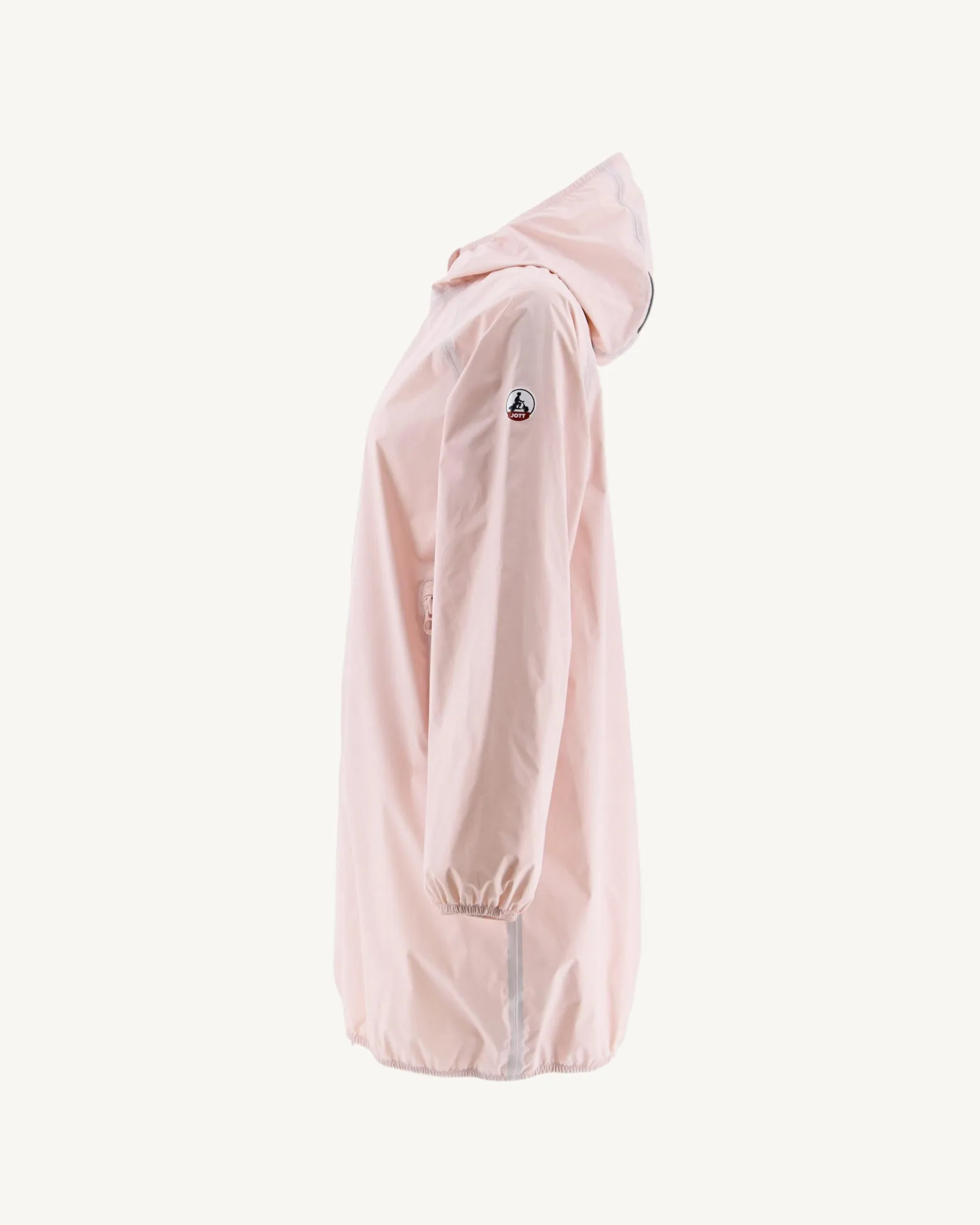 Imperméable long à capuche Rose clair Copenhagen