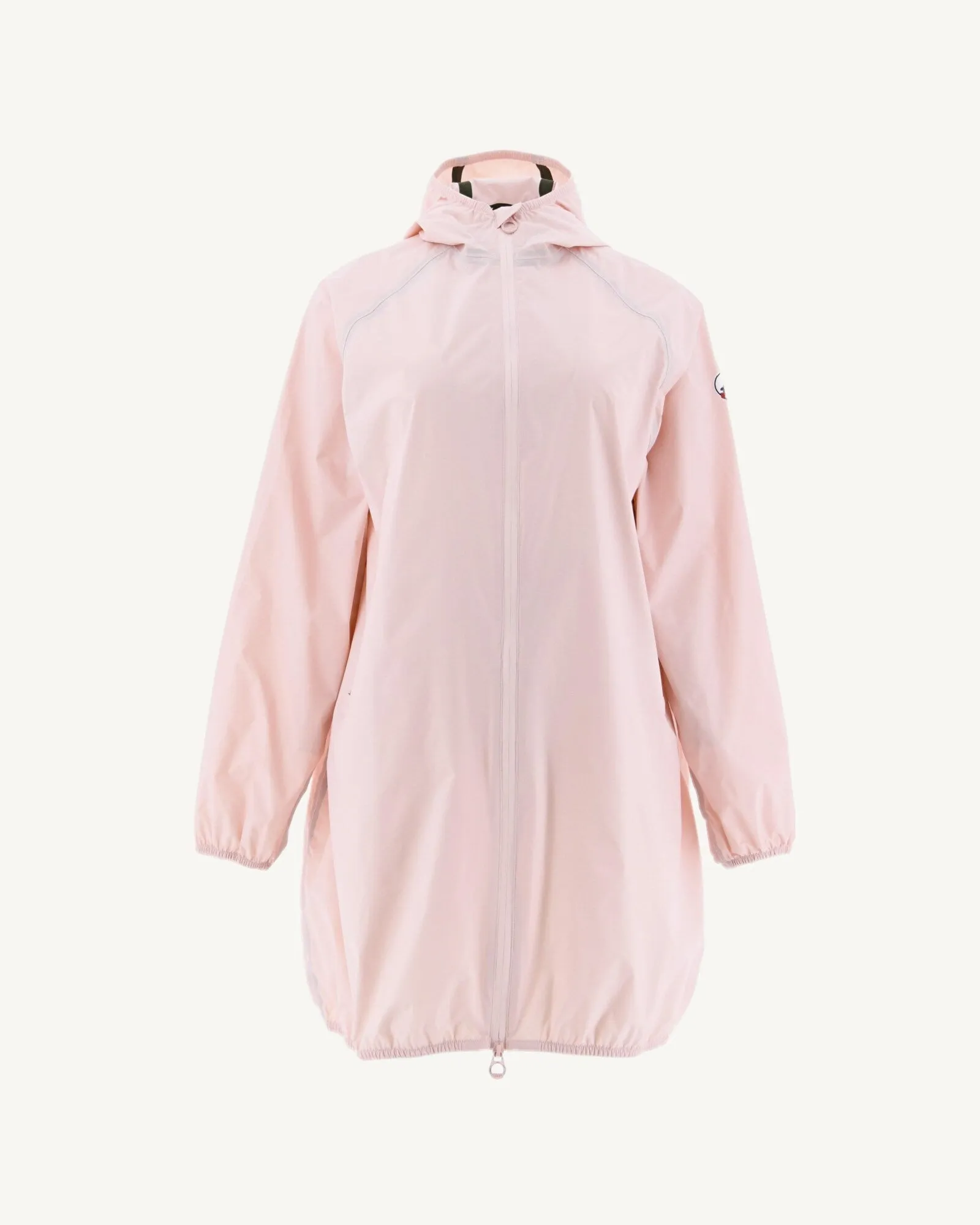 Imperméable long à capuche Rose clair Copenhagen