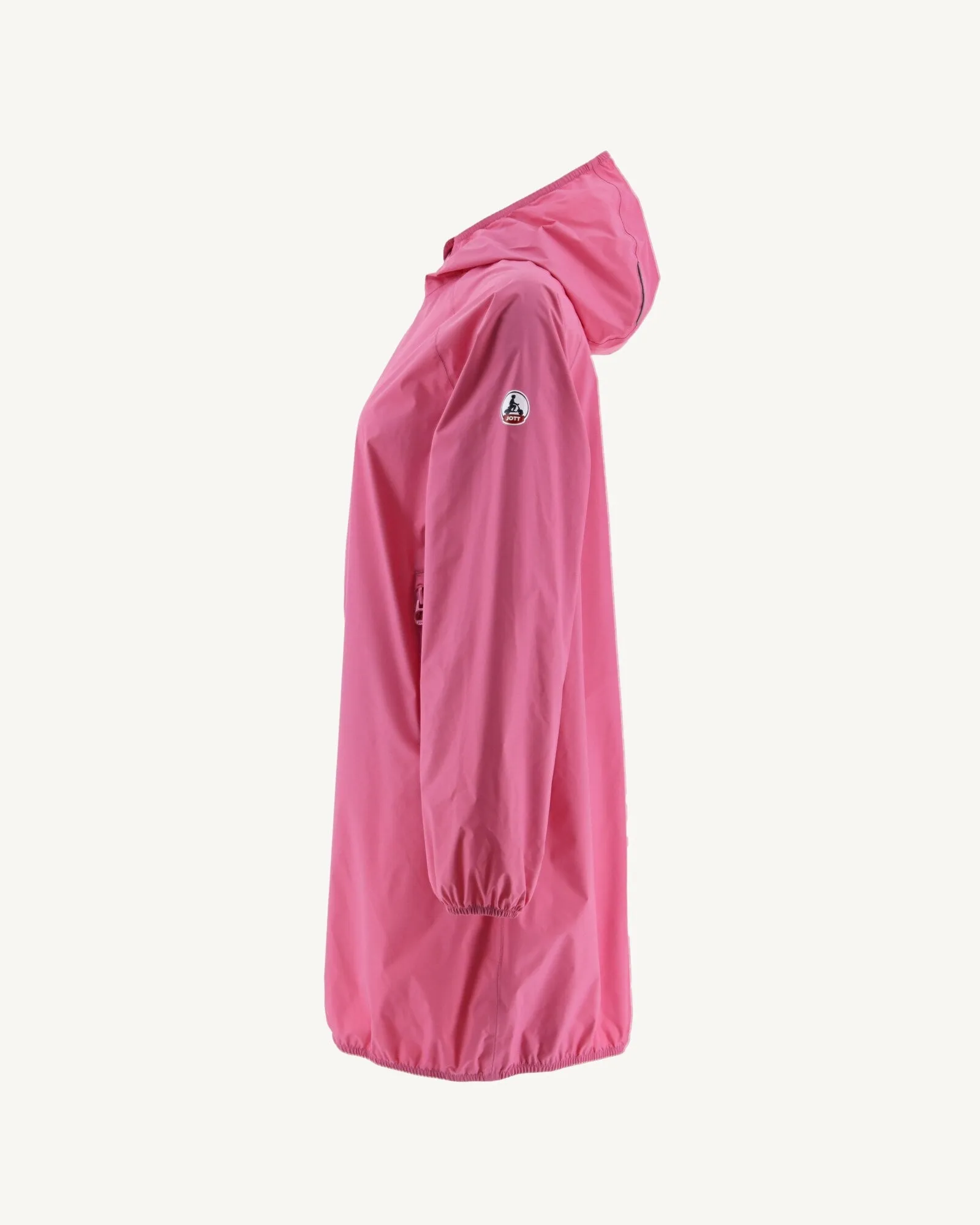 Imperméable long à capuche Rose intense Copenhagen