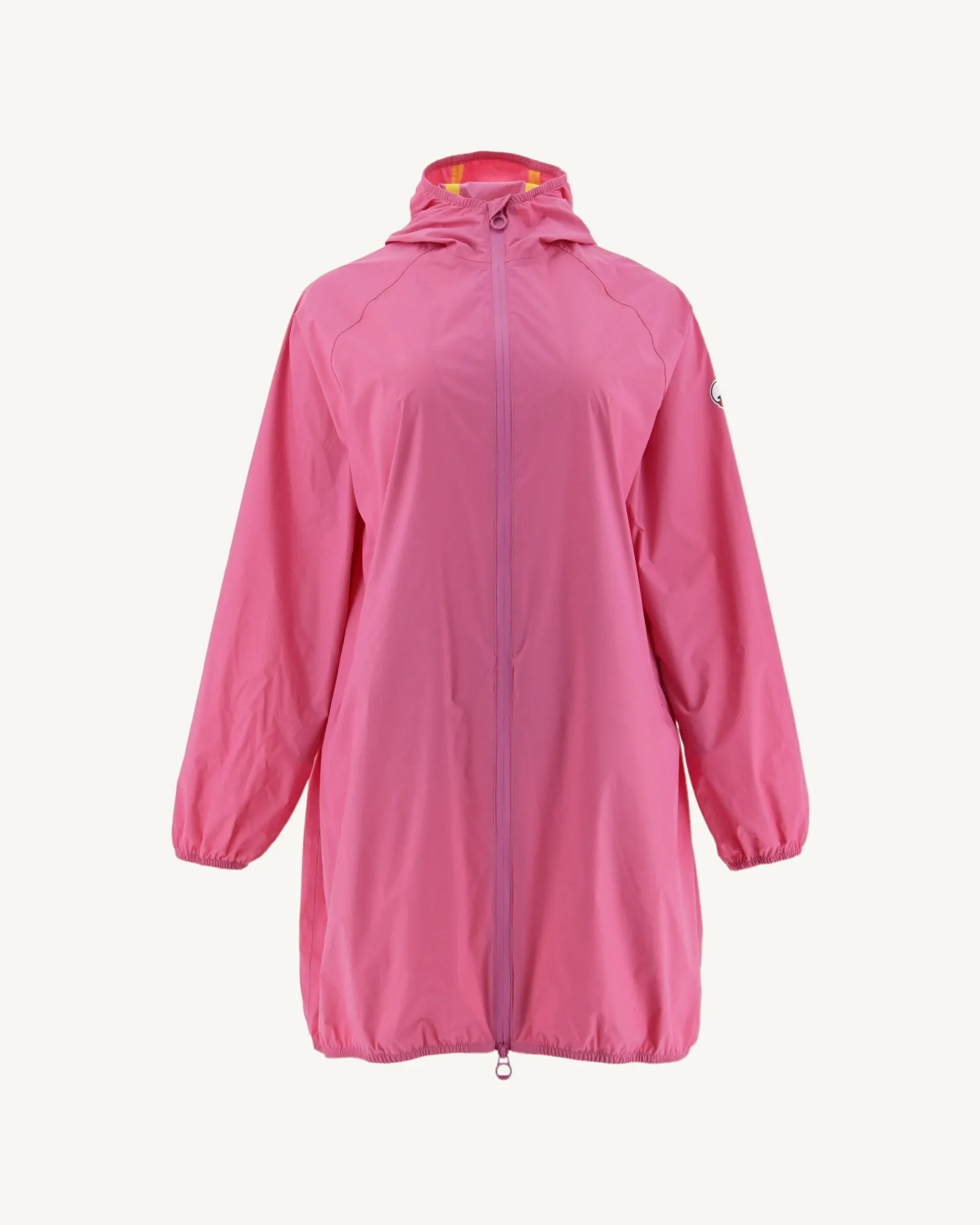 Imperméable long à capuche Rose intense Copenhagen