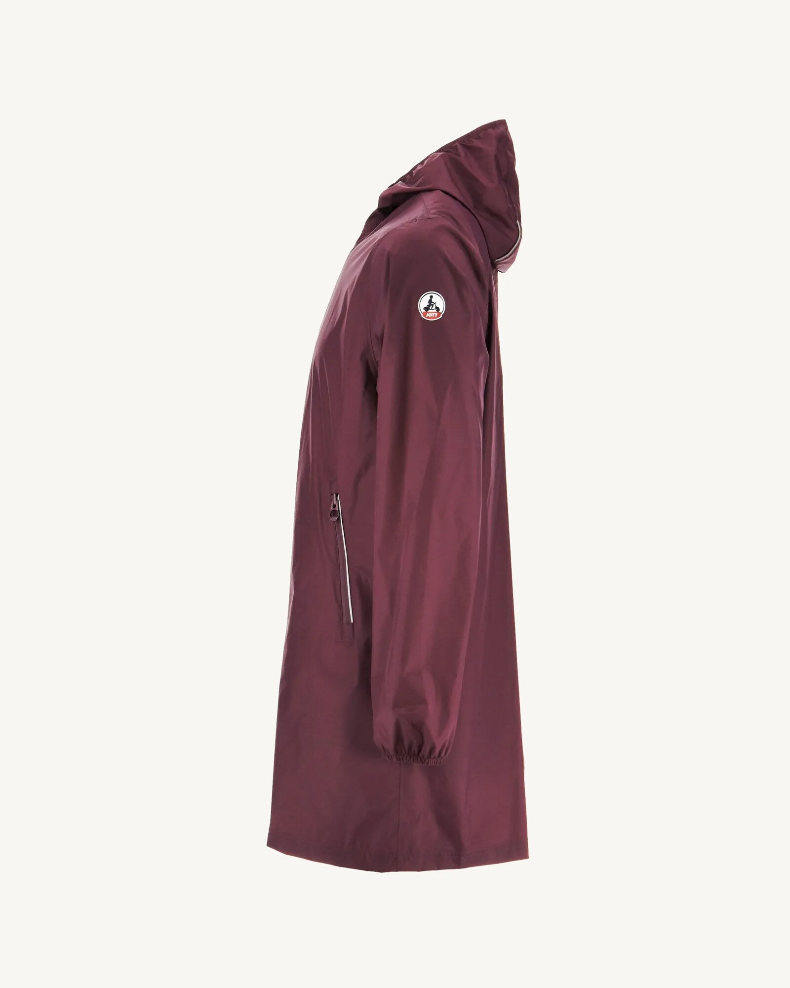 Imperméable long paquetable Aubergine Stockholm