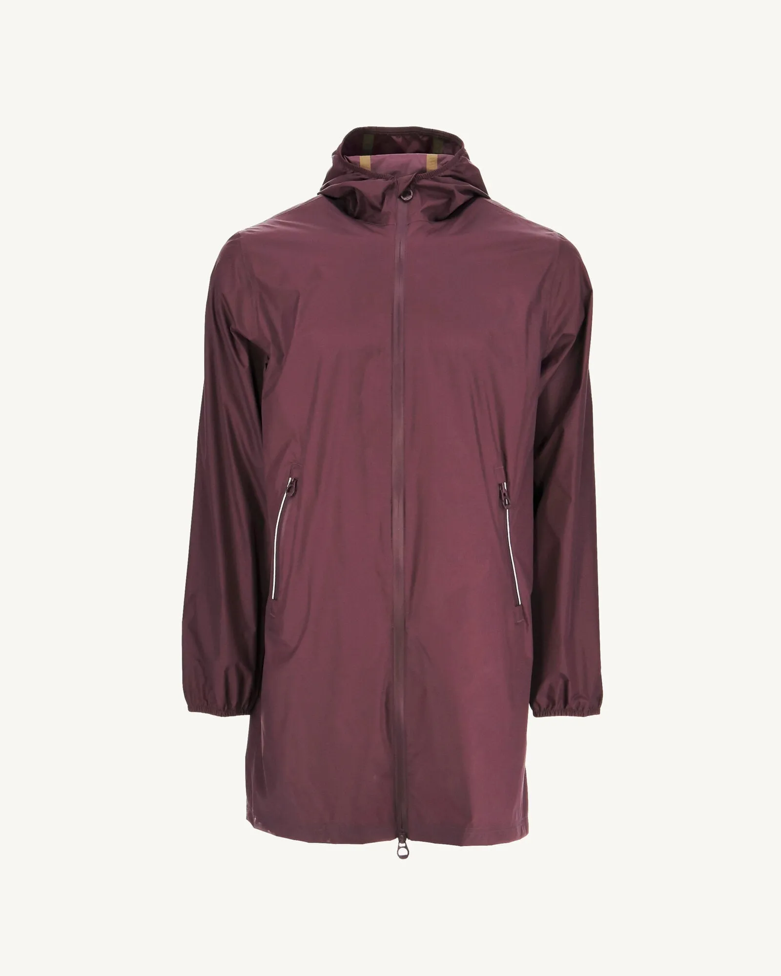 Imperméable long paquetable Aubergine Stockholm