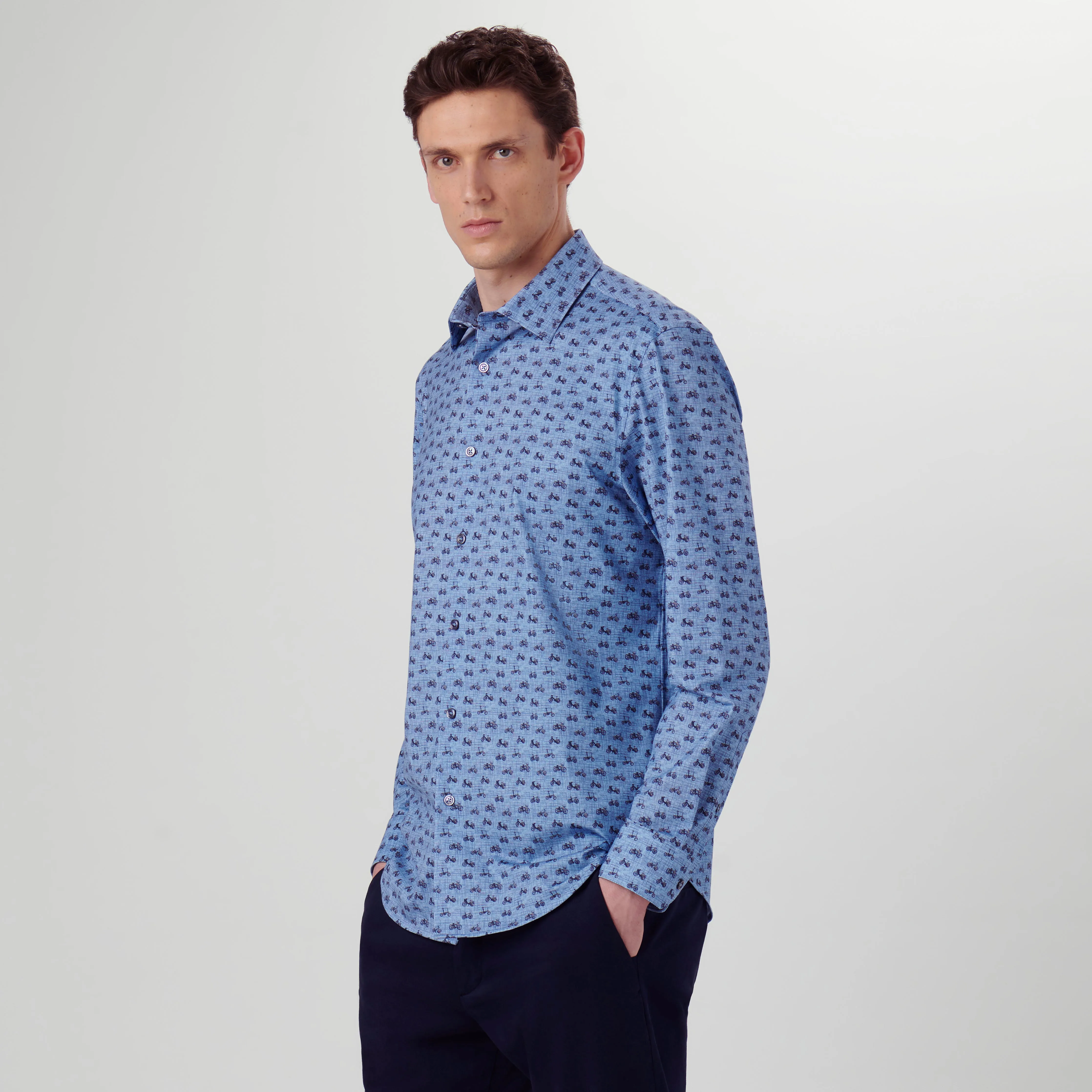 James Bicycles Print OoohCotton Shirt