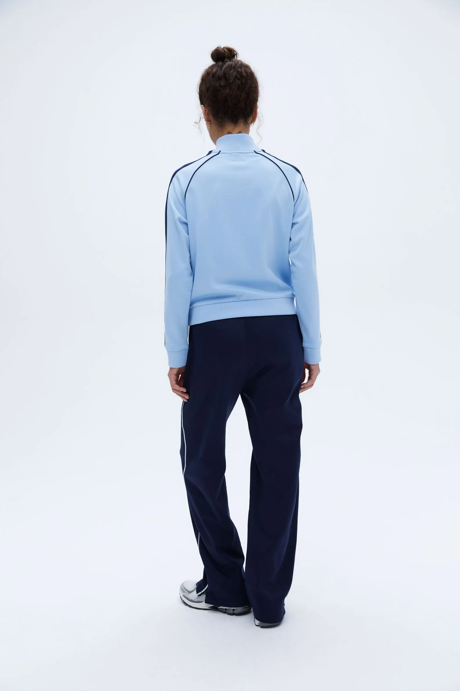 Jersey Track Jacket - Powder Blue