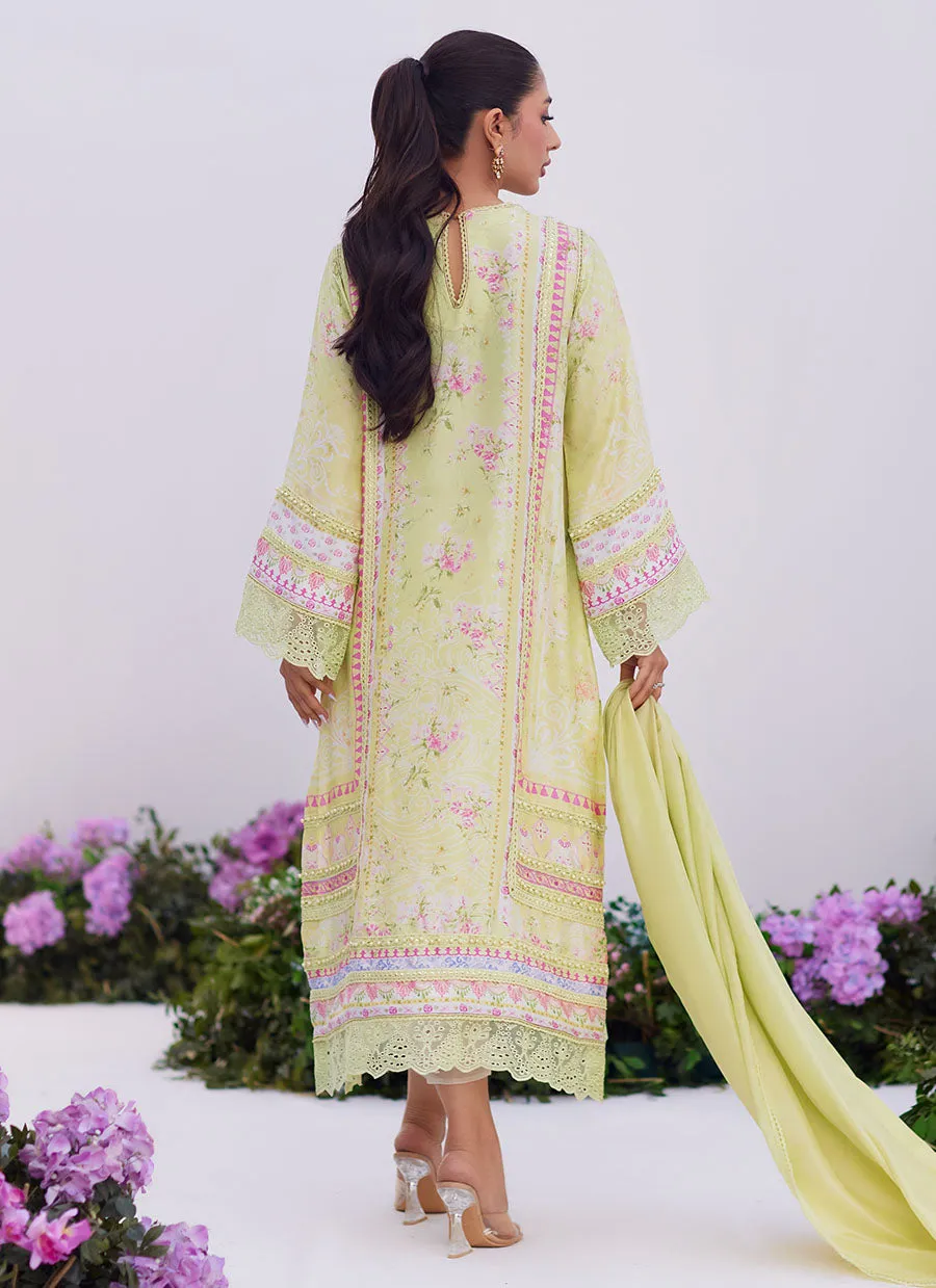 Kelly Lime Shirt and Dupatta