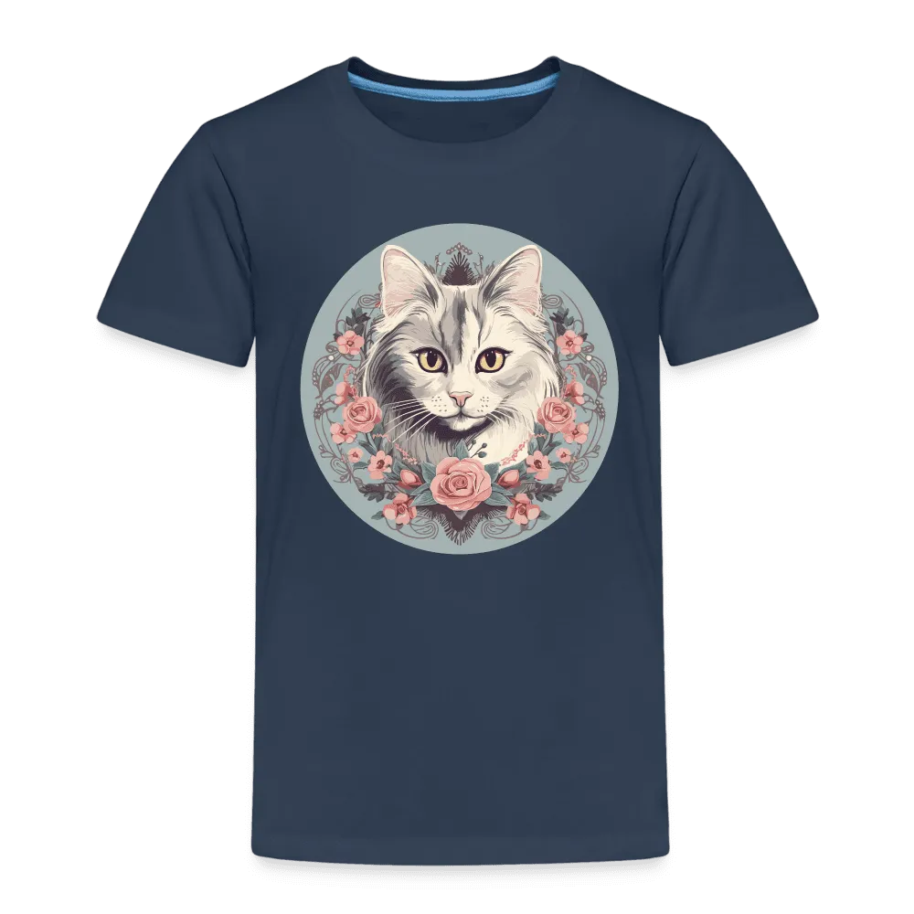 Kinder T-Shirt mit Katzenmotiv "Romantic Cat"