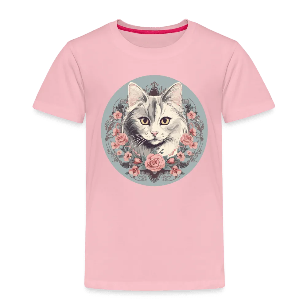 Kinder T-Shirt mit Katzenmotiv "Romantic Cat"