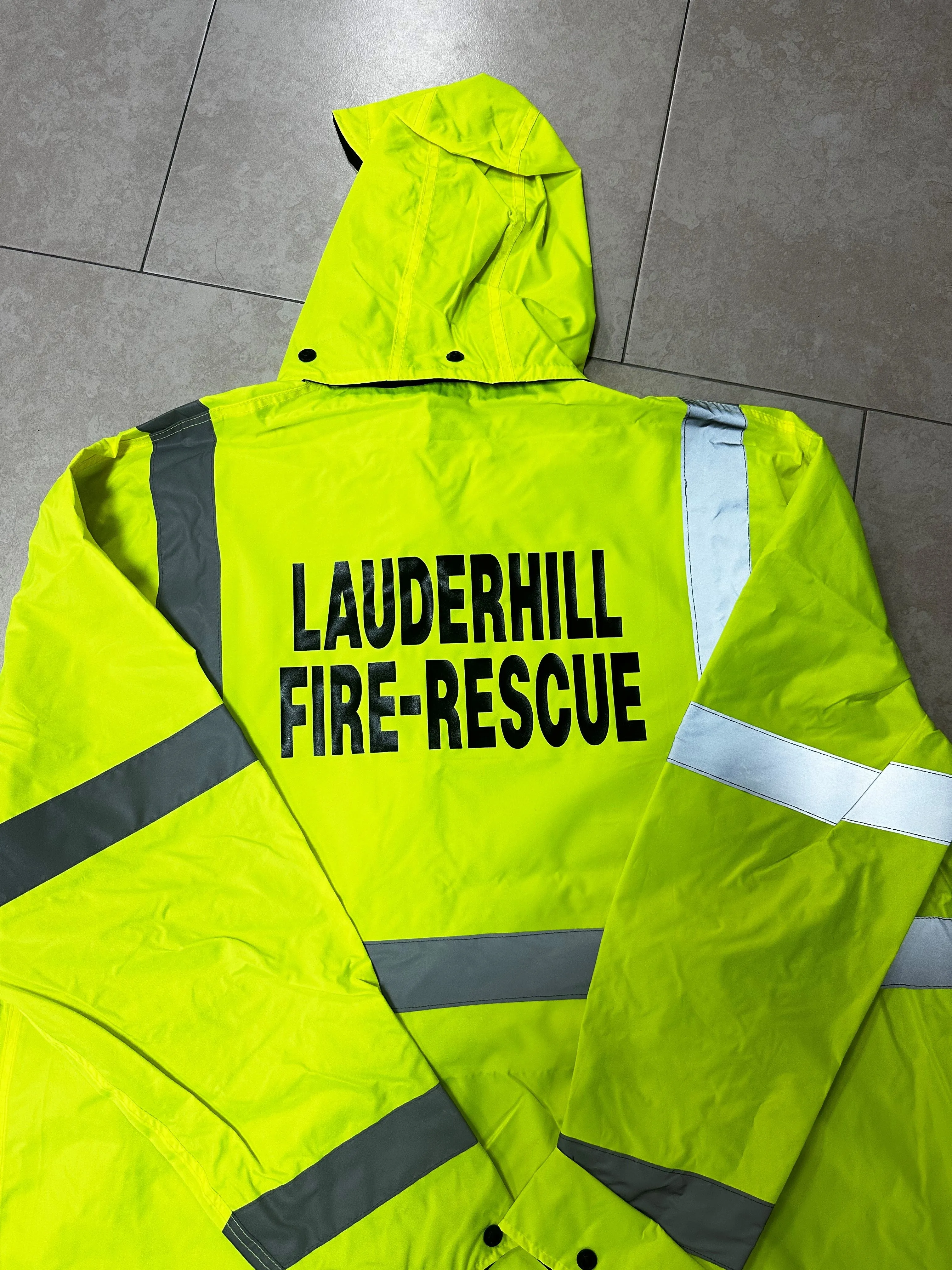 Lauderhill FD Liberty Reversible  Raincoat (586MFL)