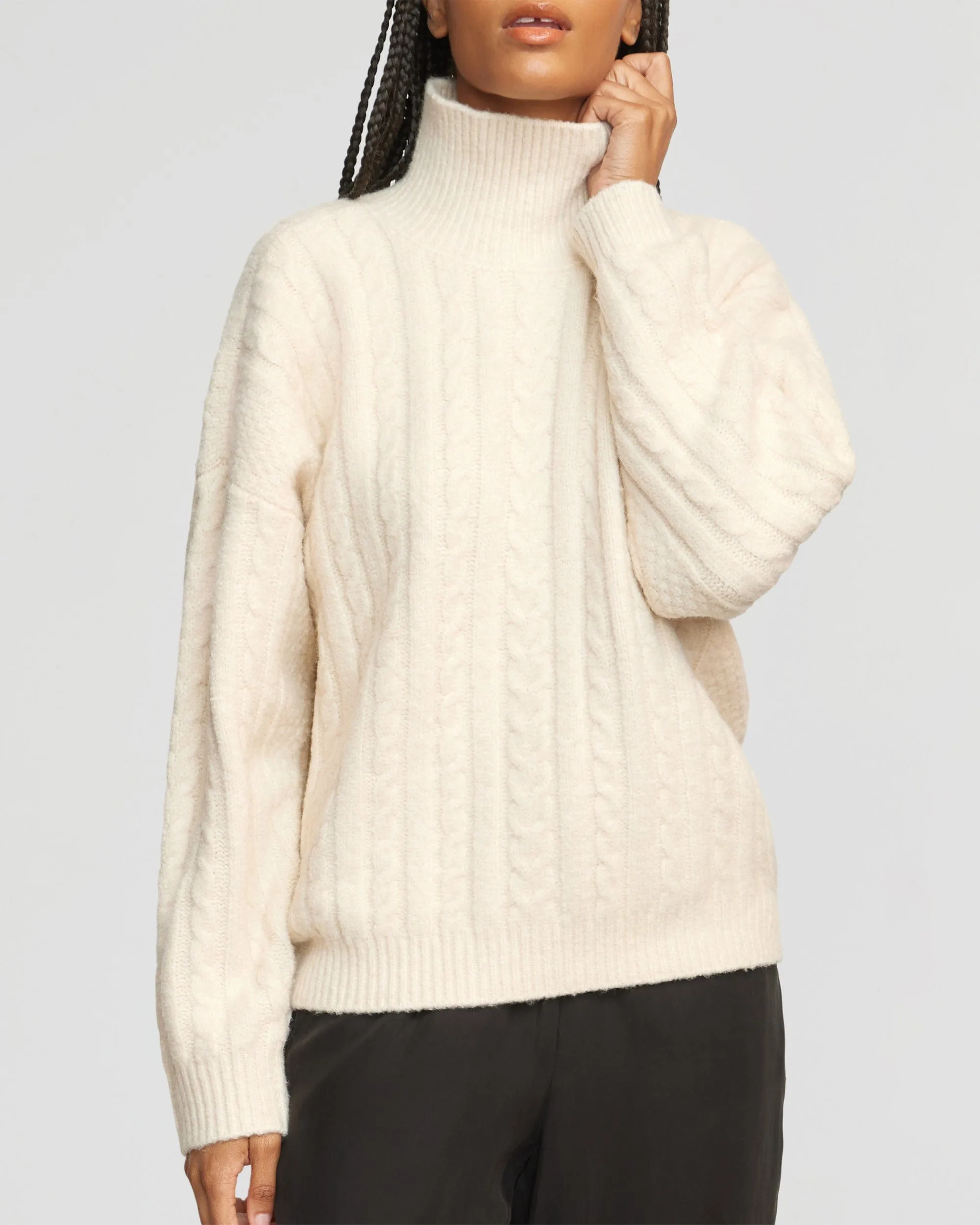 Liam Chunky Cable Knit Sweater