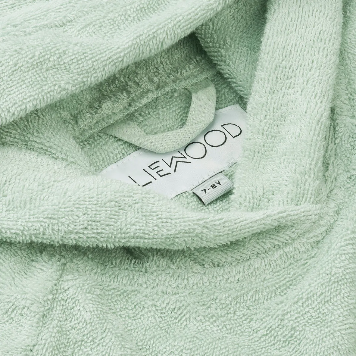 Liewood Emilia Bathrobe Poncho | Dusty Mint