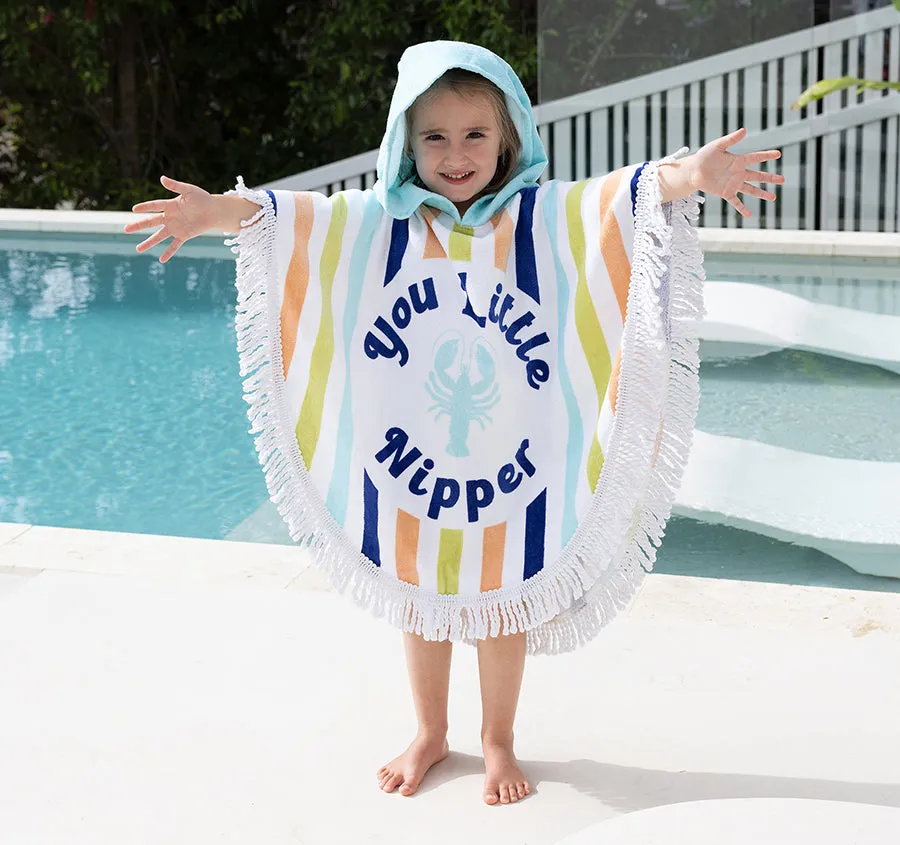 Little Nipper Kids Shaped Poncho