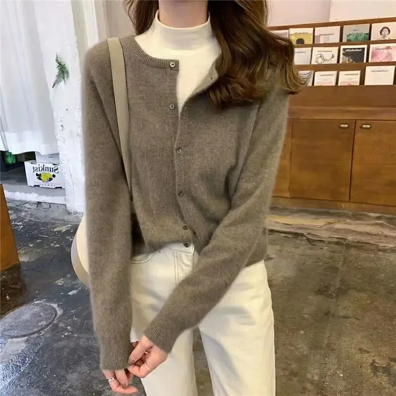 Long Sleeve Cashmere Wool Winter Sweater