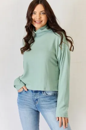 Long Sleeve Turtleneck Top