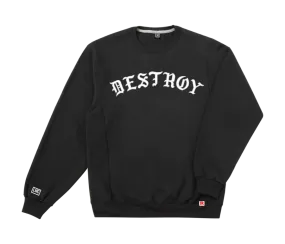 LOSER SAVAGE WICKING CREW FLEECE BLACK