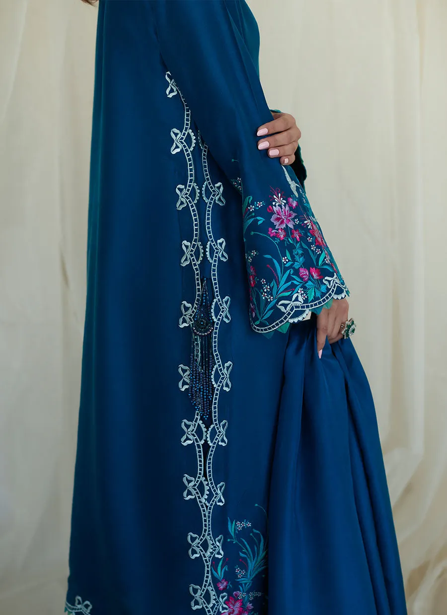 Lumira Teal Shirt and Dupatta