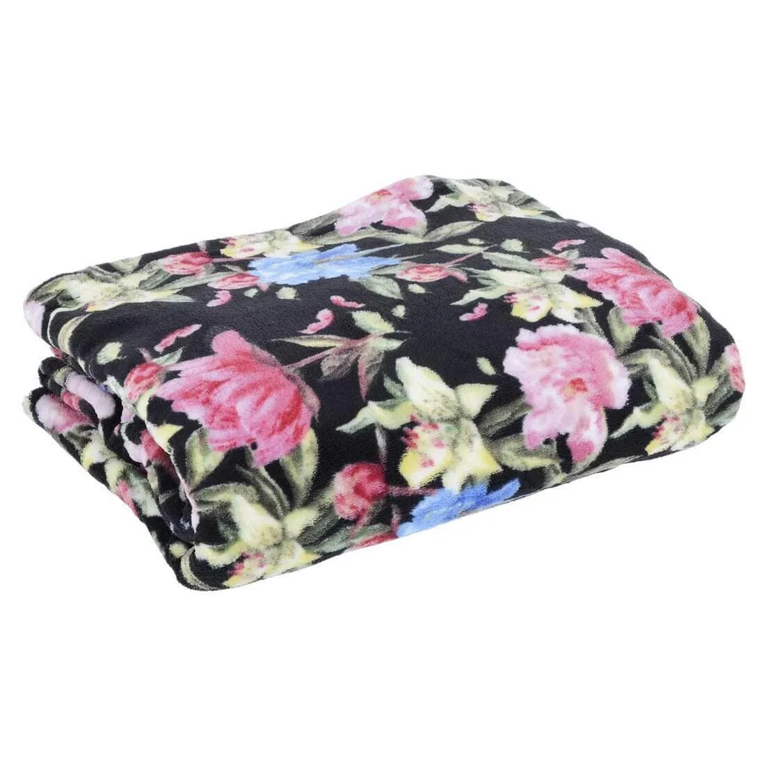 Luxurious Floral Wrap Around Blanket With Sleeves 137x180cm