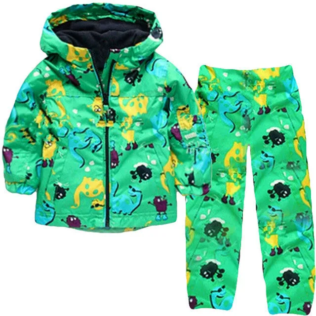 LZH Boys Clothes Set Kids Clothes Dinosaur Raincoat Jacket Pants Boys Sport Suit 2017 Spring Girls Clothes Children Clothing Set