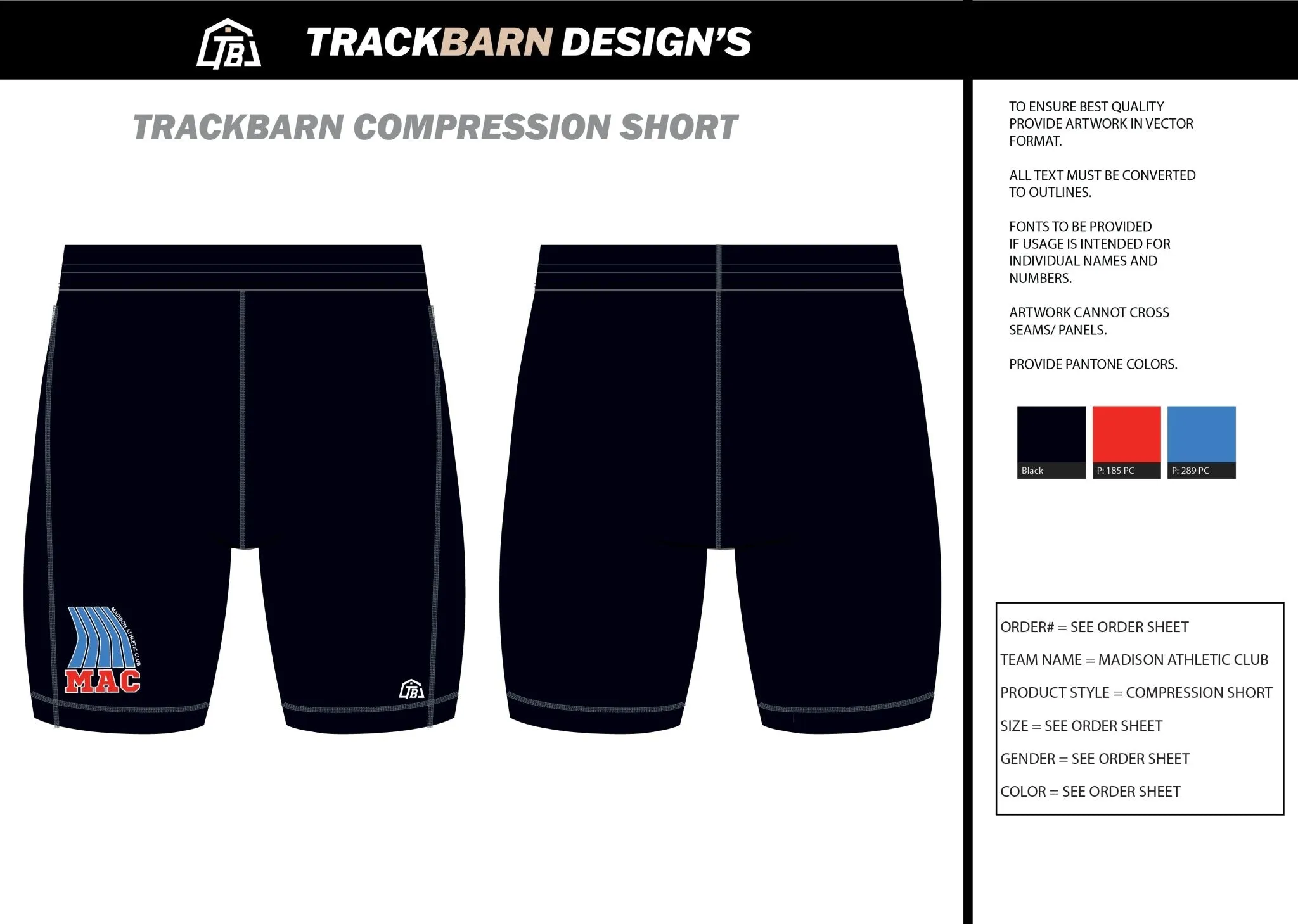 Madison-Athletic-Club Mens Short Running Tight