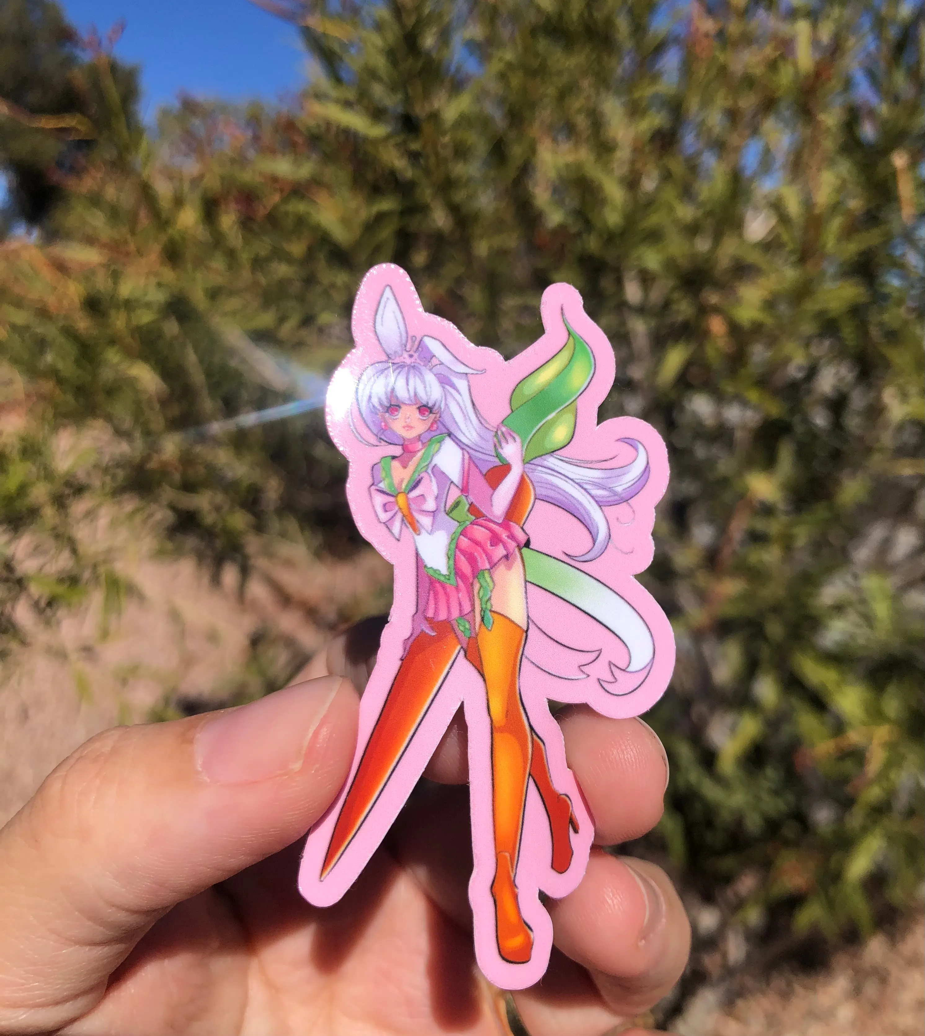 Magical Girl Bunni vinyl sticker