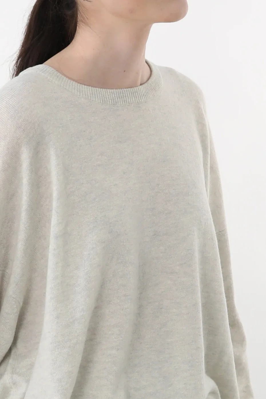 MARLOW OVERSIZED BOXY CREW IN CASHMERE BLEND