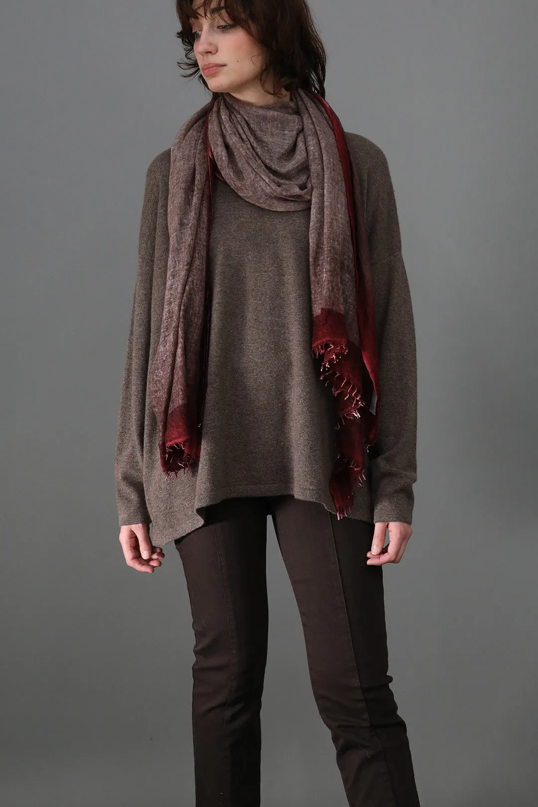 MARLOW OVERSIZED BOXY CREW IN CASHMERE BLEND