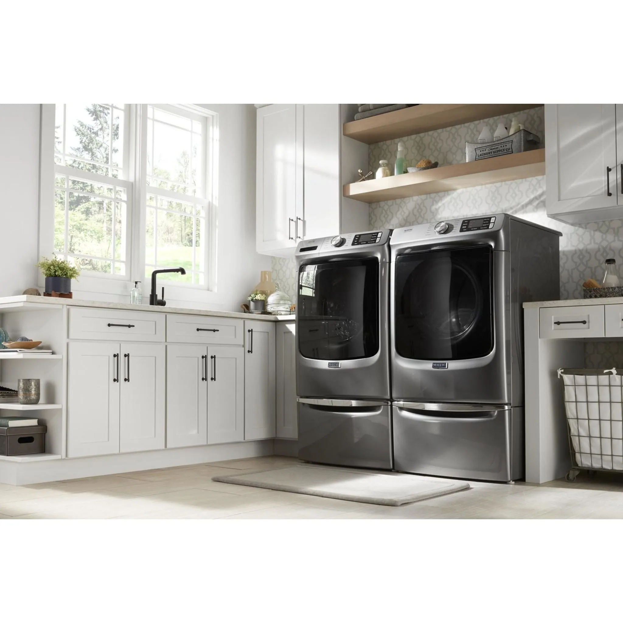 Maytag Front Load Electric Dryer with Extra Power and Quick Dry Cycle - 7.3 cu. ft. (YMED6630HC)