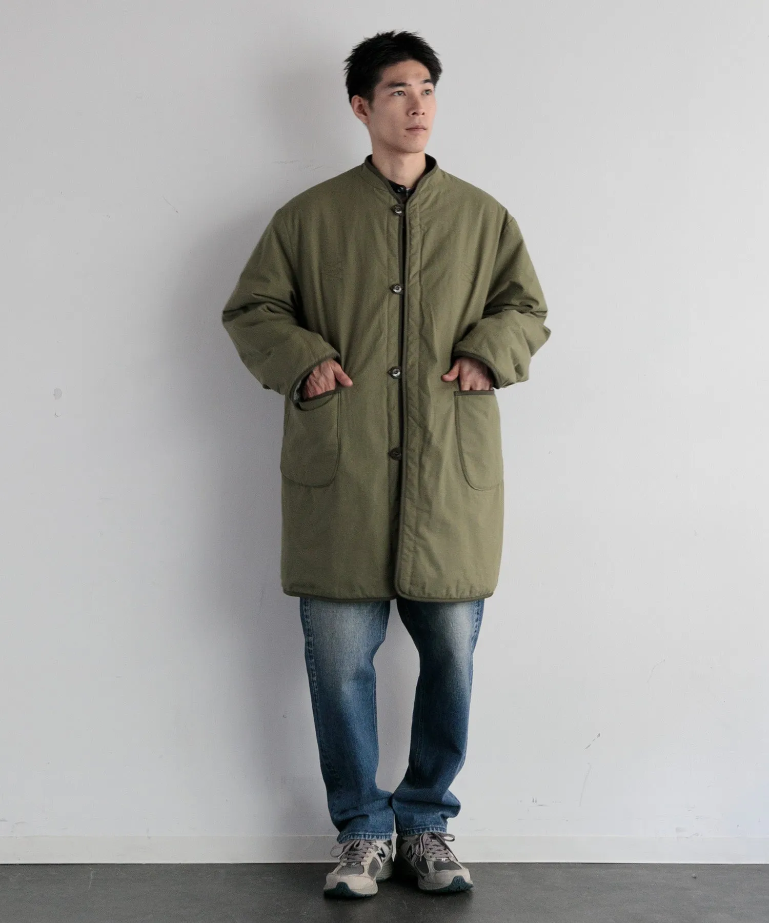 【MEN】ARMY TWILL BROKEN TWILL REVERSIBLE COAT