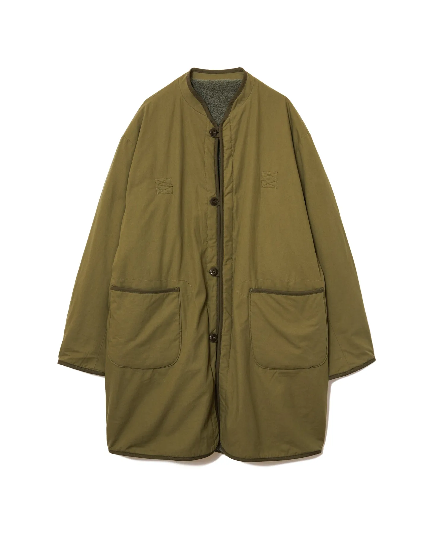 【MEN】ARMY TWILL BROKEN TWILL REVERSIBLE COAT