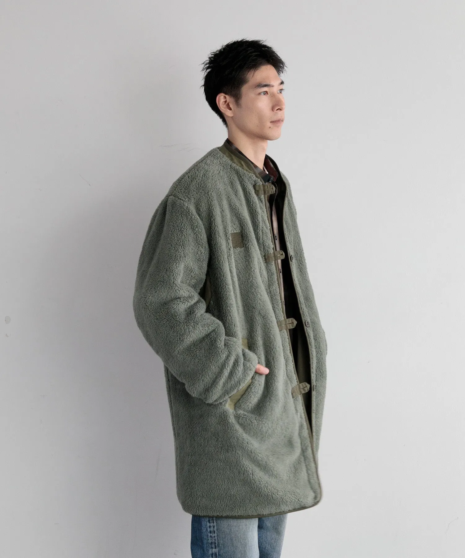 【MEN】ARMY TWILL BROKEN TWILL REVERSIBLE COAT