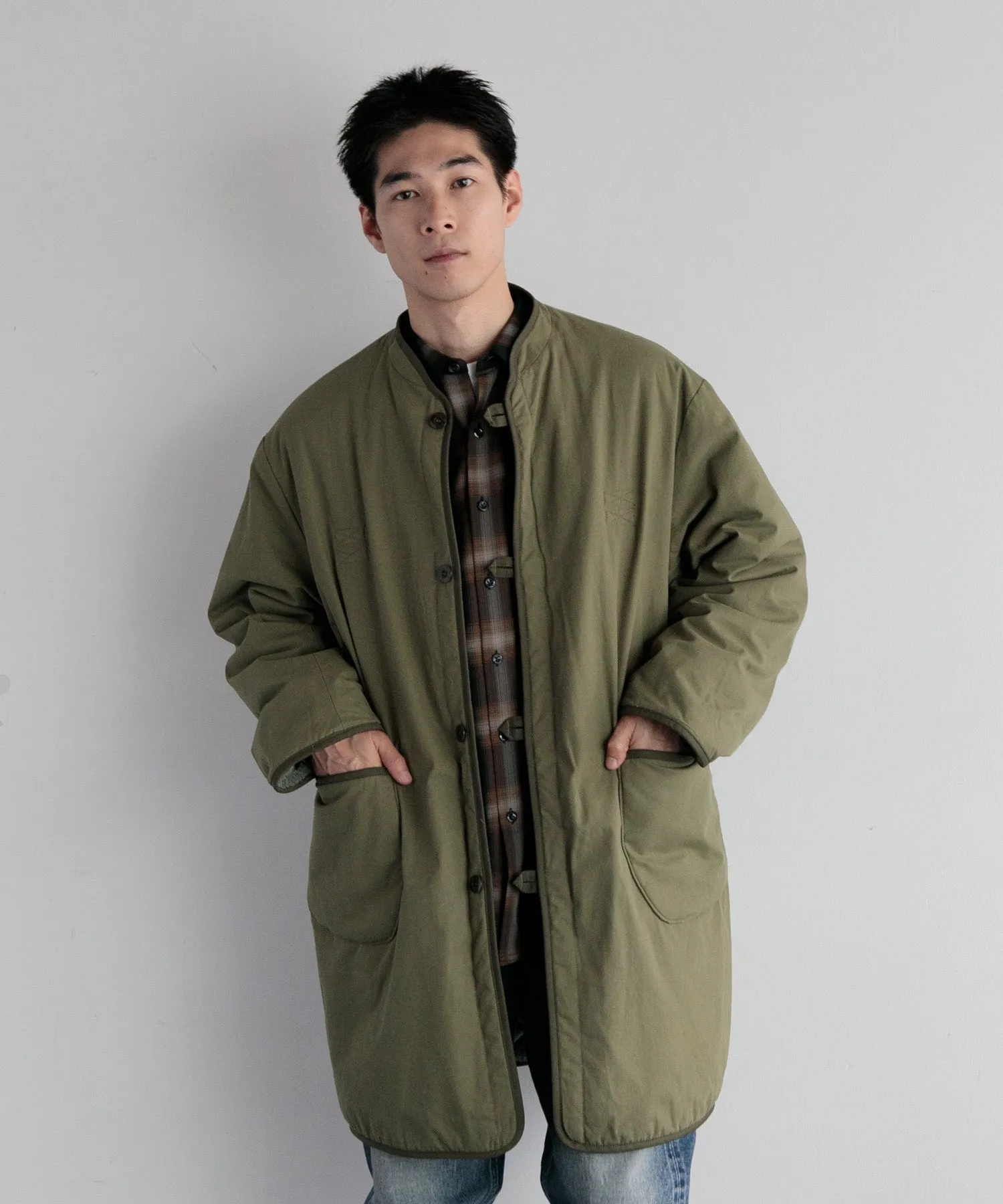 【MEN】ARMY TWILL BROKEN TWILL REVERSIBLE COAT