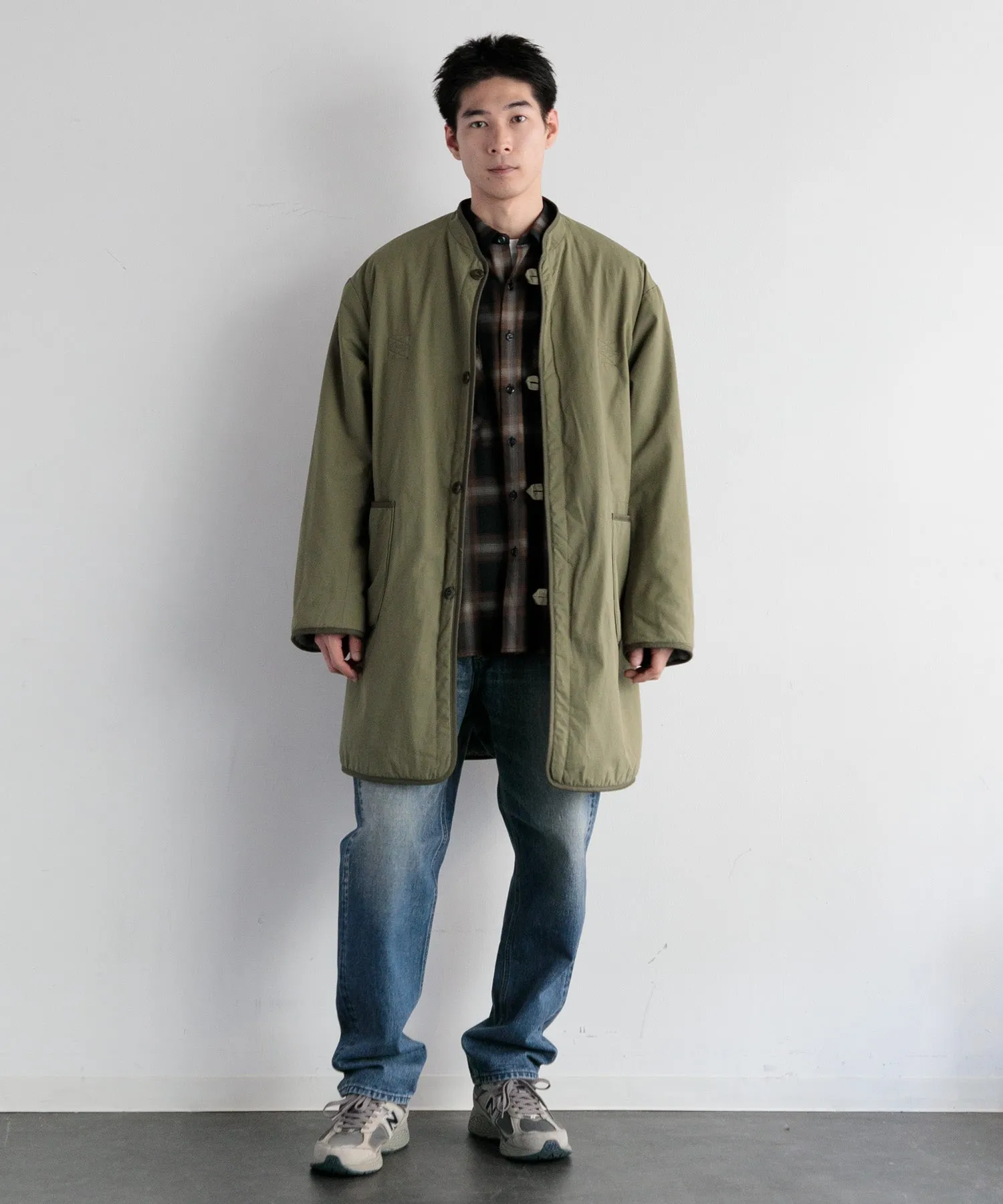 【MEN】ARMY TWILL BROKEN TWILL REVERSIBLE COAT